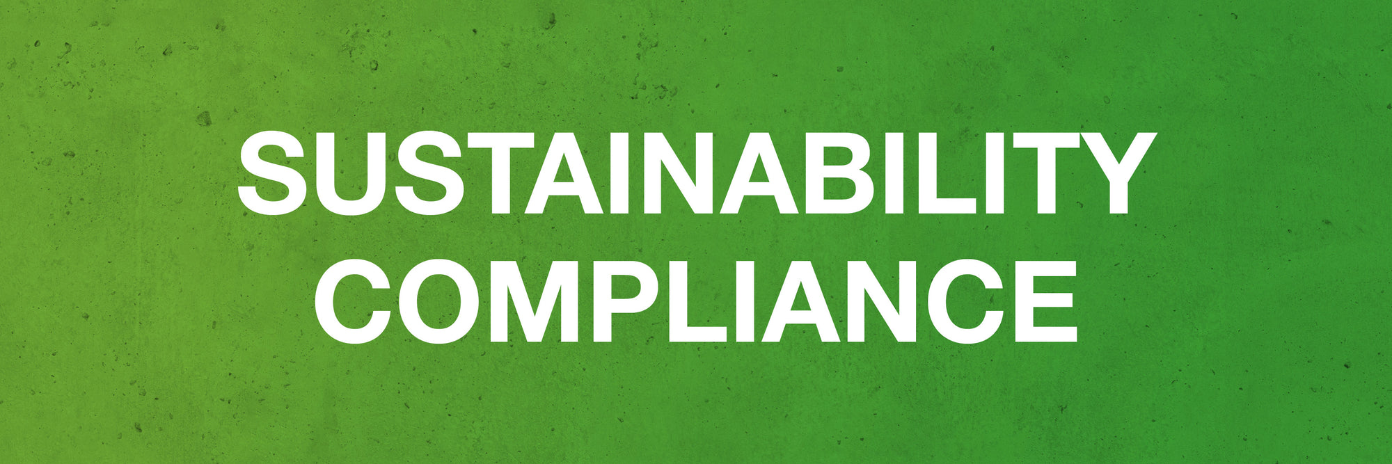 Sustainability Compliance