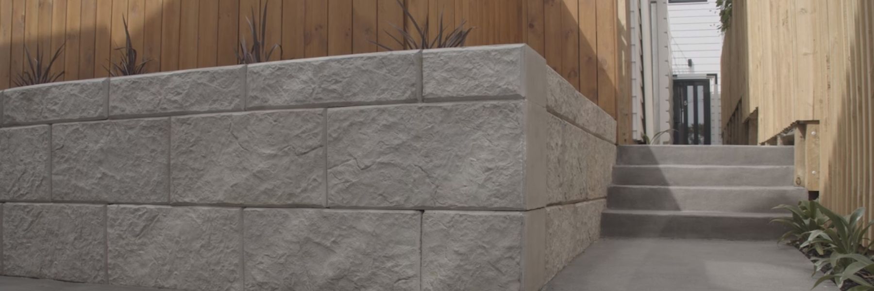 Stonebloc Retaining Walls for High Density Housing