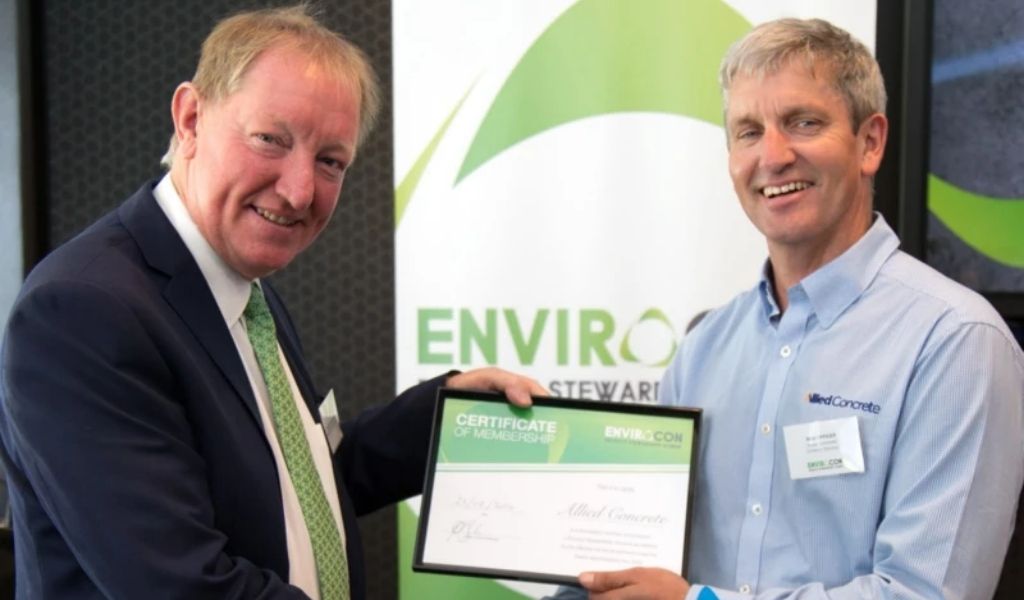 Allied concrete officially becoming partners of the Envirocon product stewardship scheme