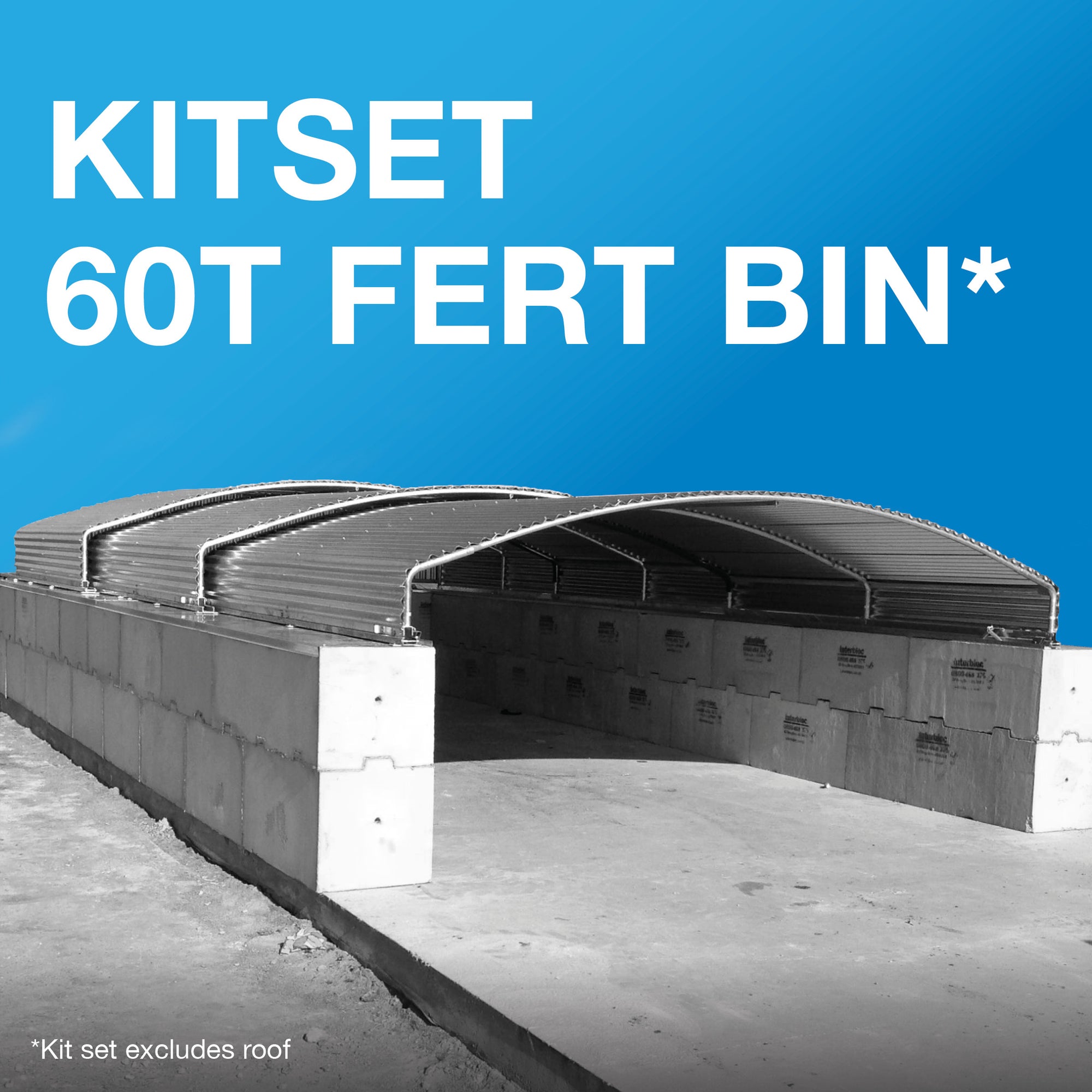 Interbloc 60T Fertiliser Kitset Bin