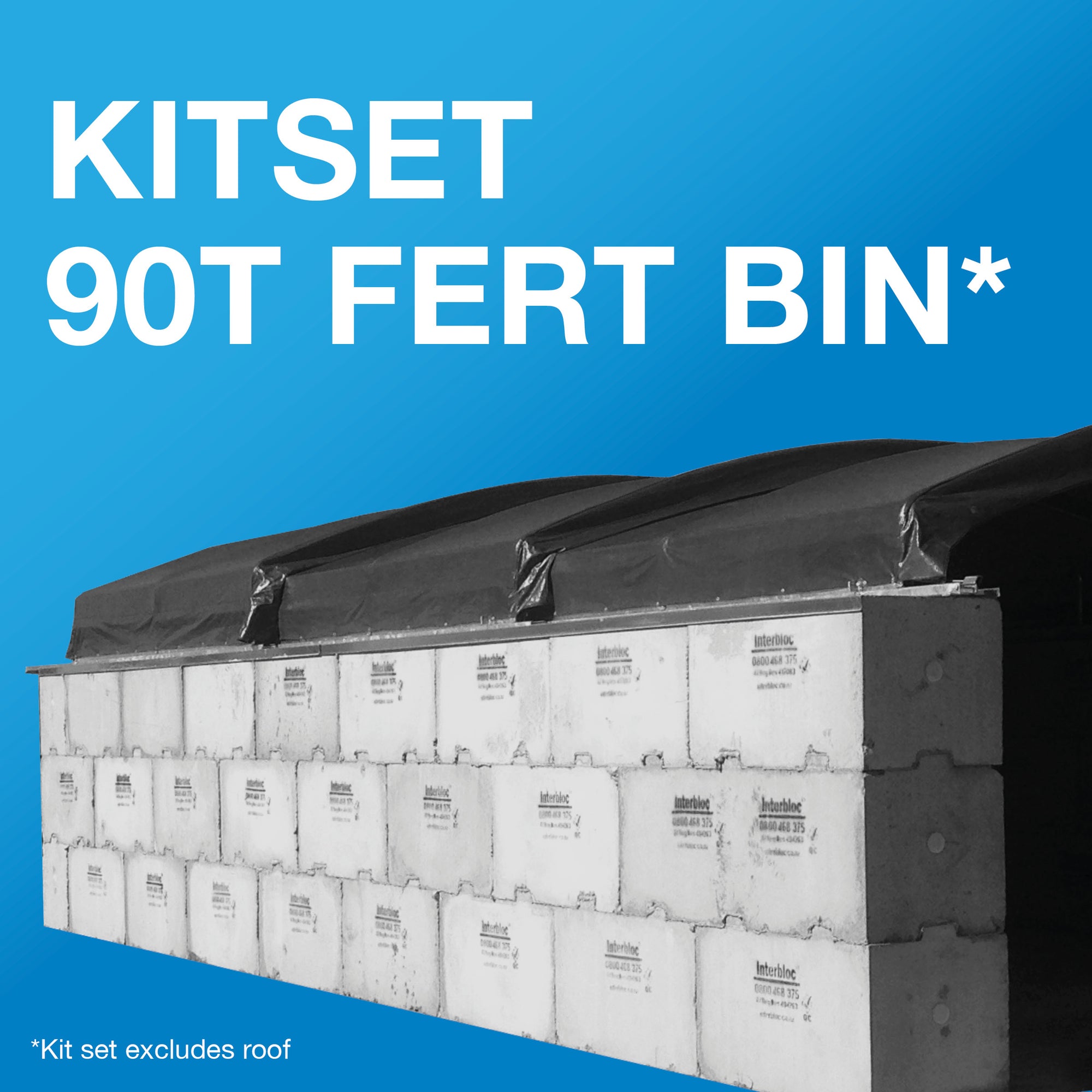 Interbloc 90T Fertiliser Kitset Bin