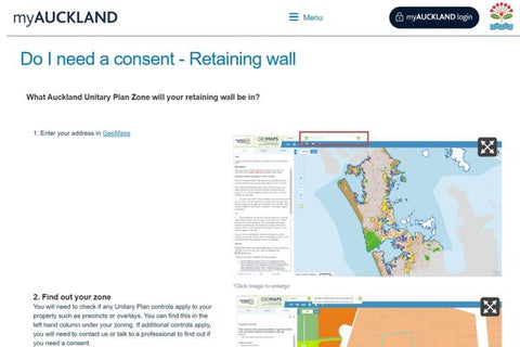 Auckland Council Retaining Wall Calculator