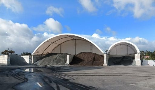 Fulton Hogan Silverdale Aggregate Bins