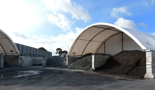 Fulton Hogan Silverdale Aggregate Bins