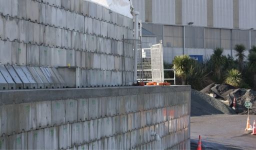 Retaining Wall and Base Blocks at Fulton Hogan Silverdale
