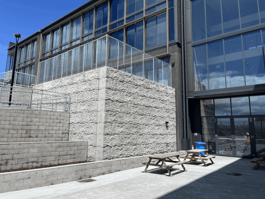 Northcote College Interbloc+ Retaining Wall